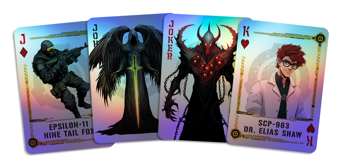 Scpd Class Card Collection The SCP Foundation Playing Cards 2nd Edition- Foundation Deck (Black E ...